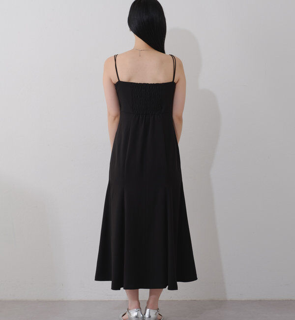  「【オケージョンドレス/結婚式】Cape layerd bare dress」|ドレス|