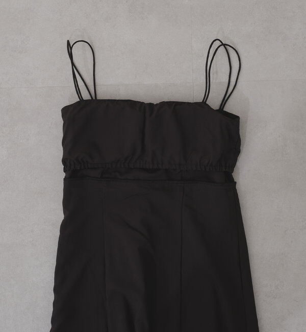  「【オケージョンドレス/結婚式】Cape layerd bare dress」|ドレス|