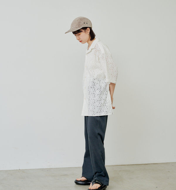  「【WHIMSIC】スウェードレザージェットキャップ」|ハット|