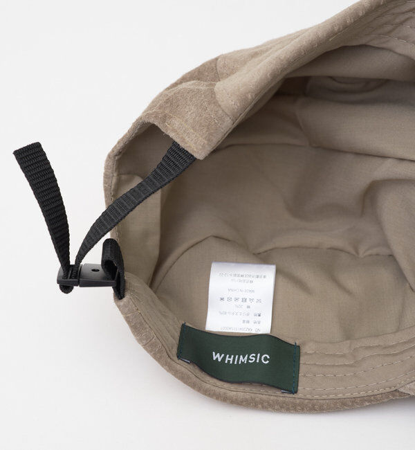  「【WHIMSIC】スウェードレザージェットキャップ」|ハット|