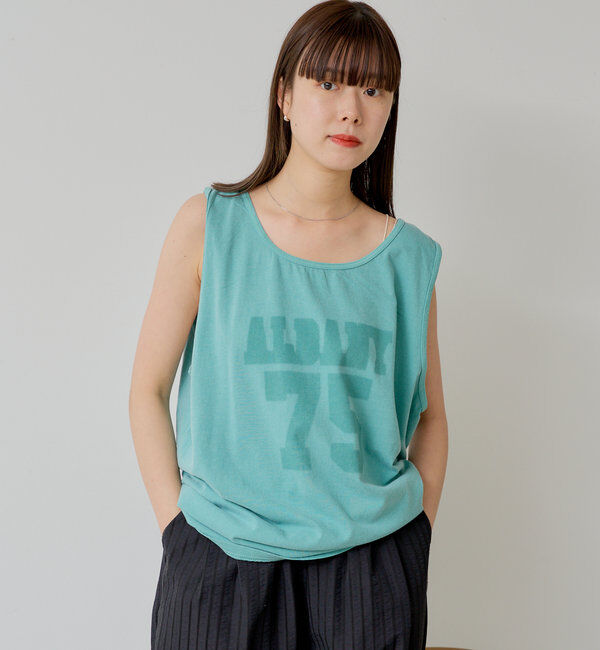  「*【WHIMSIC】サンフェードロゴタンクトップ」|キャミソール|