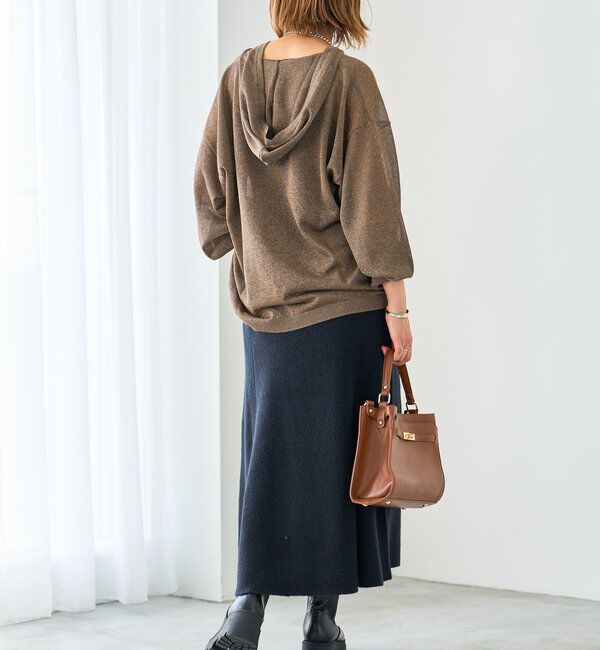  「《セットアップ対応可・インしない》アルパカタッチニットスカート」|スカート|