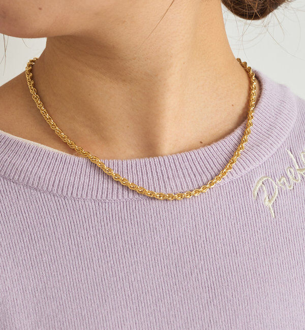  「フックスクリューチェーンネックレス」|ブローチ・コサージュ|