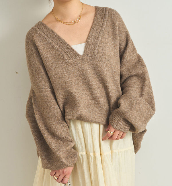  「エアリーカフタンニット」|ニット・セーター|
