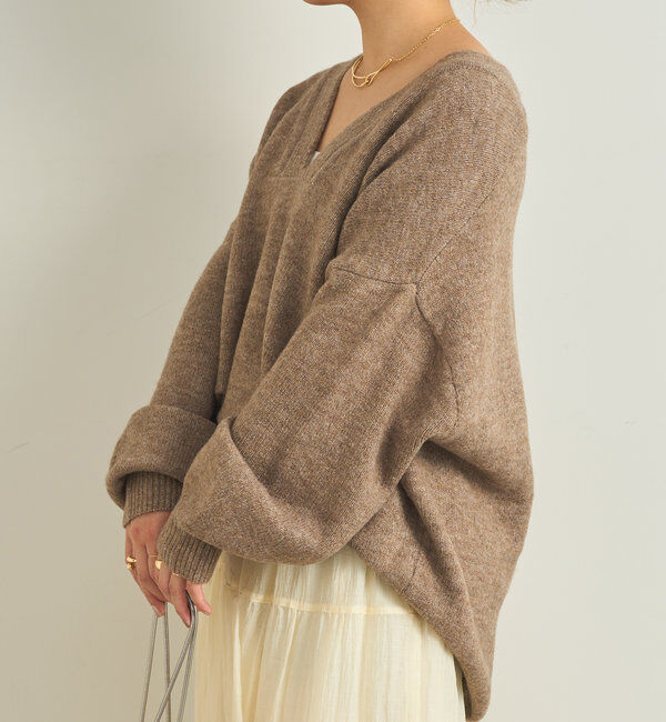  「エアリーカフタンニット」|ニット・セーター|