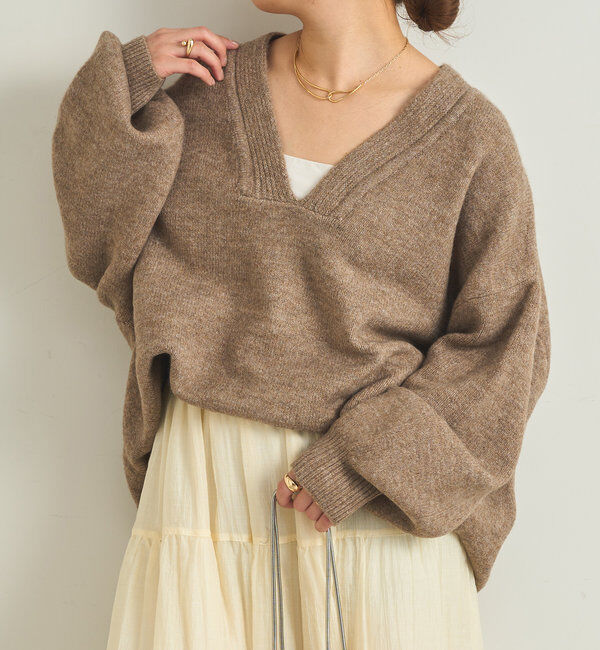  「エアリーカフタンニット」|ニット・セーター|