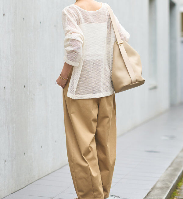  「前後2WAYラメメッシュカーディガン」|ニット・セーター|