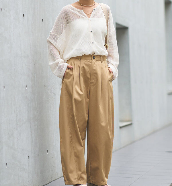  「前後2WAYラメメッシュカーディガン」|ニット・セーター|