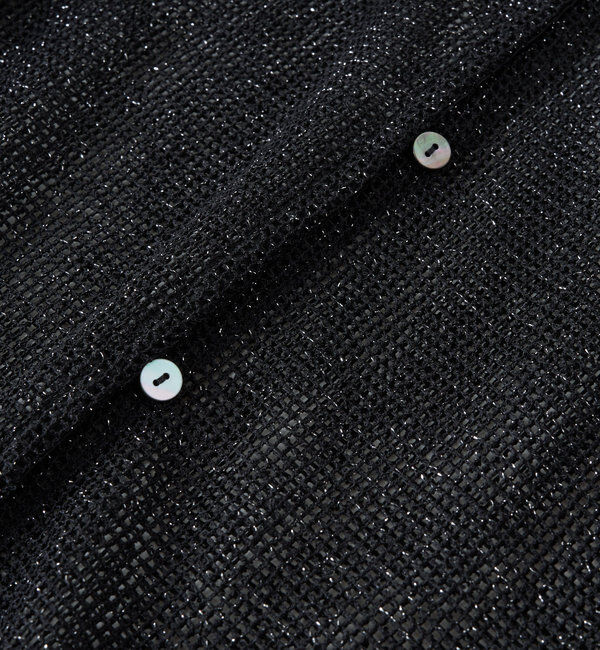  「前後2WAYラメメッシュカーディガン」|ニット・セーター|