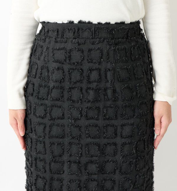  「《主役級アイテム◎》スクエアジャガードナロースカート」|スカート|