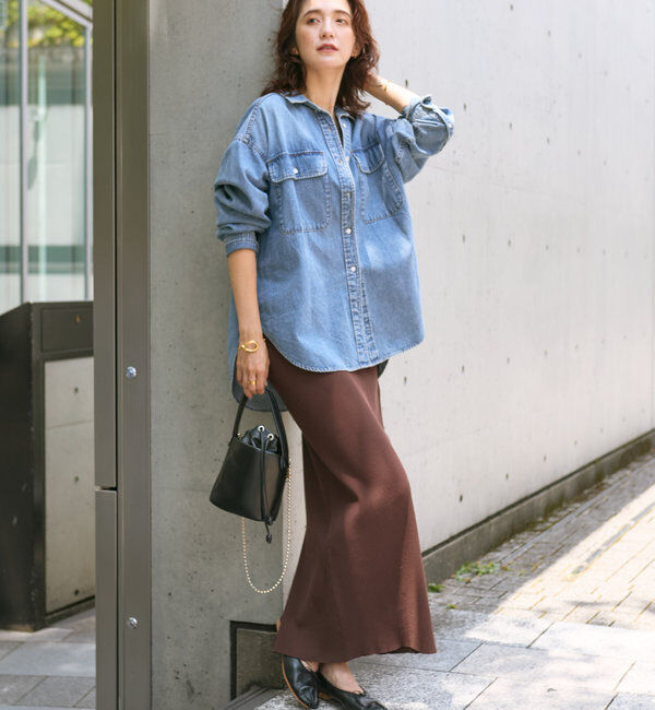  「予約【新色追加/マイナス3kg/レビュー高評価☆】リブタイトスカート」|スカート|