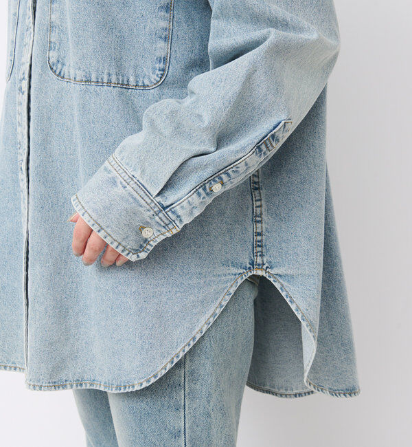  「【ベストセラー】【MONN.:.(モン)】ビッグデニムシャツ」|シャツ・ブラウス|