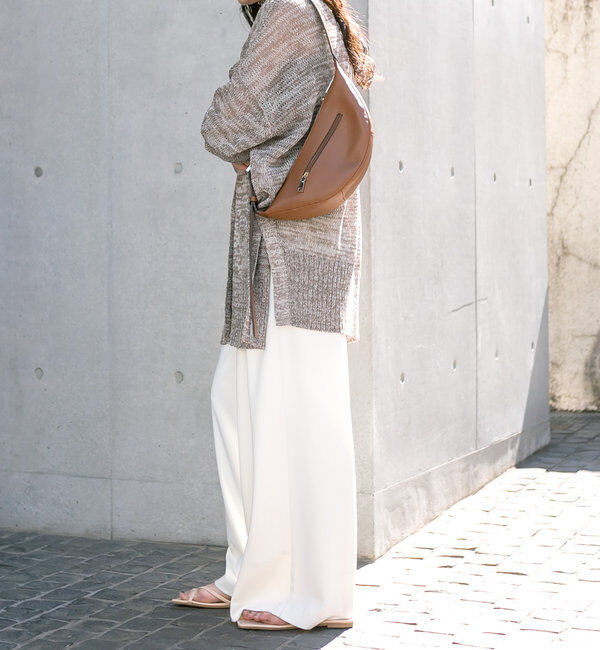  「【上品デザイン】カーブボディバッグ」|クラッチバッグ|