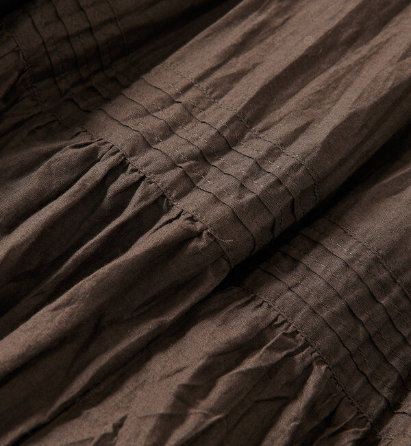  「【名品リバイバル/5色展開】コットンワッシャープリーツスカート」|スカート|