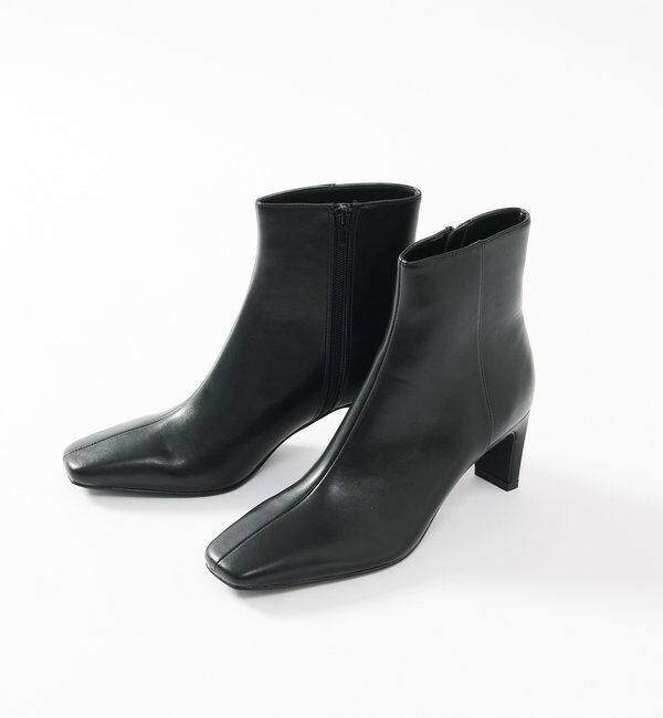  「【安定感◎】ヒールショートブーツ」|ショートブーツ|