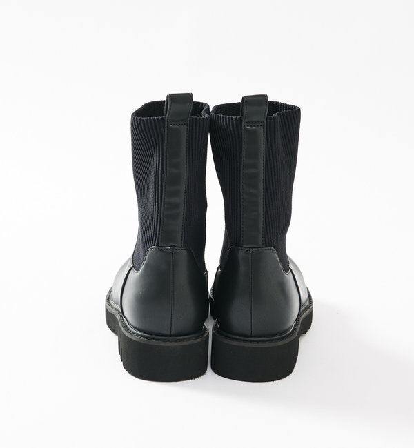  「【R.good(アールドットグッド)】リブショートブーツ」|ショートブーツ|