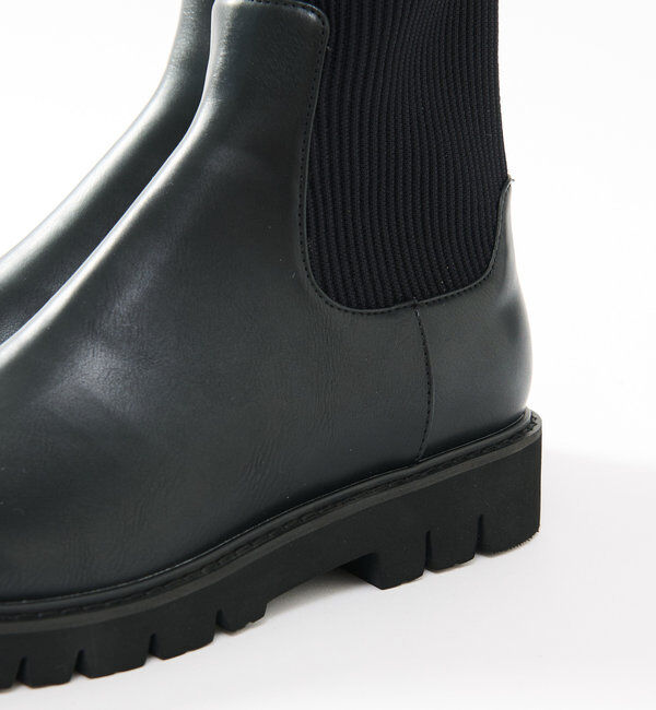  「【R.good(アールドットグッド)】リブショートブーツ」|ショートブーツ|