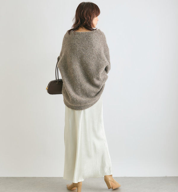  「【ゆったり感が可愛い】ブークレボリュームスリーブニット」|ニット・セーター|