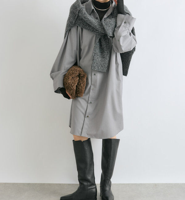  「【レイヤードにも使える】シアータートルニット」|ニット・セーター|