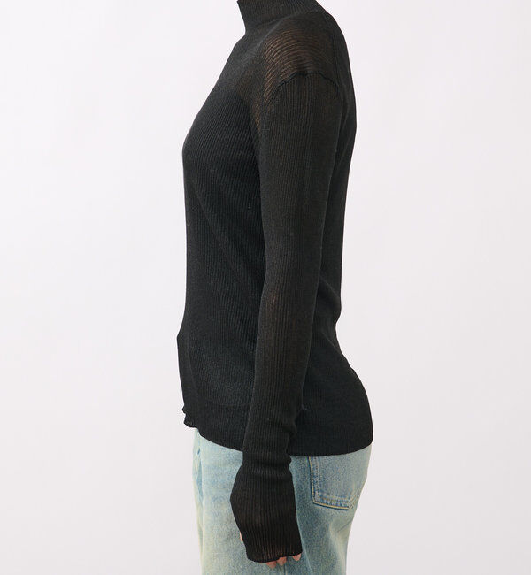  「【レイヤードにも使える】シアータートルニット」|ニット・セーター|