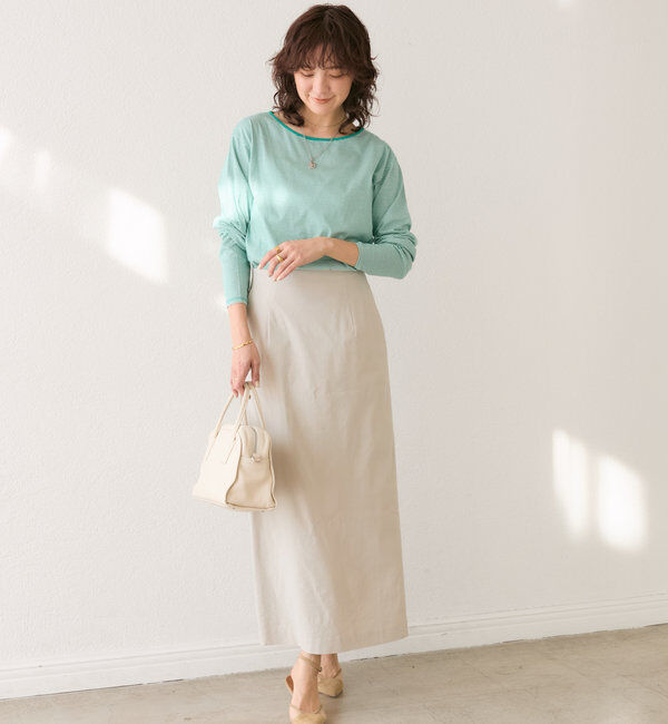  「【ストレッチ◎】ナチュラルストレッチスカート」|スカート|