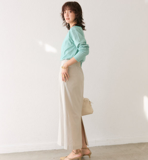  「【ストレッチ◎】ナチュラルストレッチスカート」|スカート|