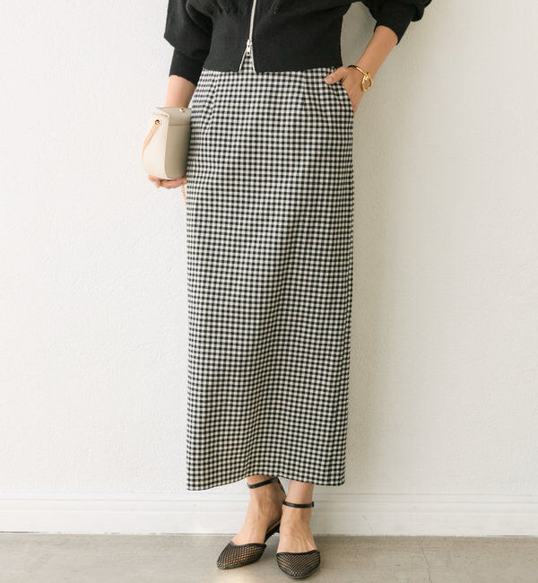  「【ストレッチ◎】ナチュラルストレッチスカート」|スカート|
