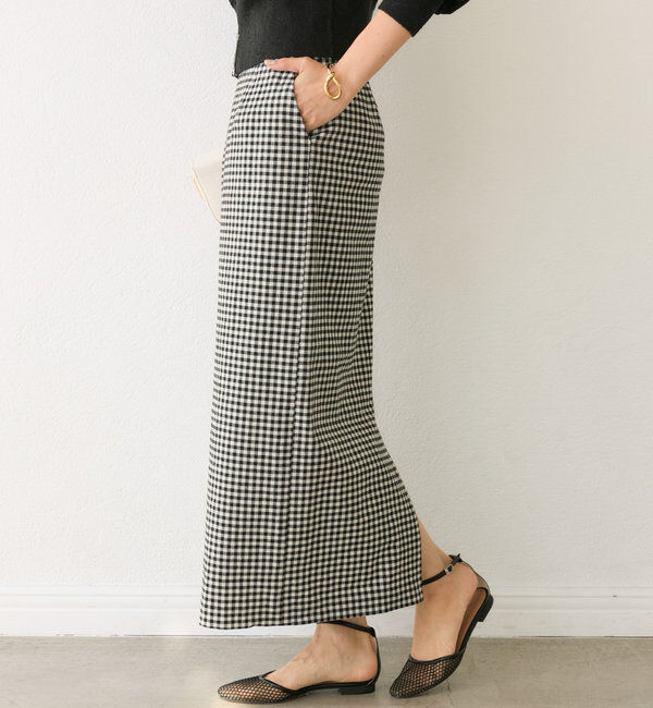  「【ストレッチ◎】ナチュラルストレッチスカート」|スカート|