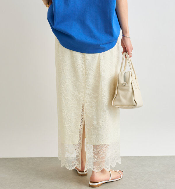 「【今季トレンド】セパレートレーススカート」|スカート|
