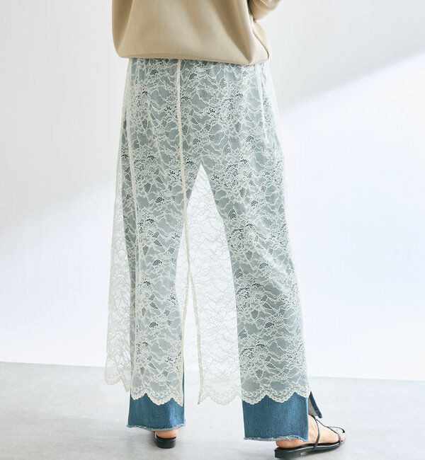  「【今季トレンド】セパレートレーススカート」|スカート|