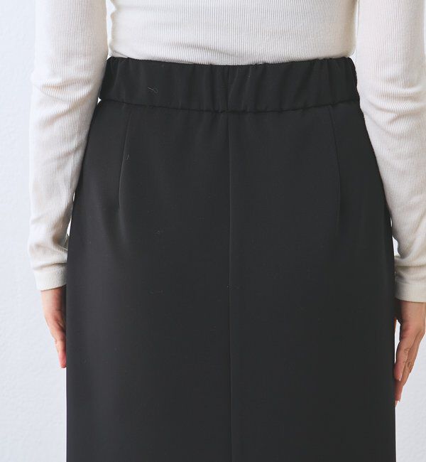  「予約【ストレスフリー】ストレッチダンボールIラインスカート」|スカート|