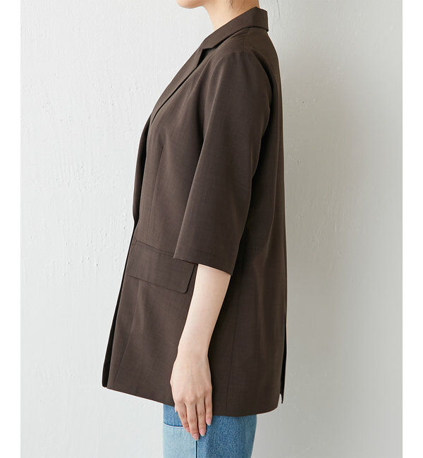  「【人気アイテムが今年も登場！】ハーフスリーブジャケット」|テーラードジャケット|