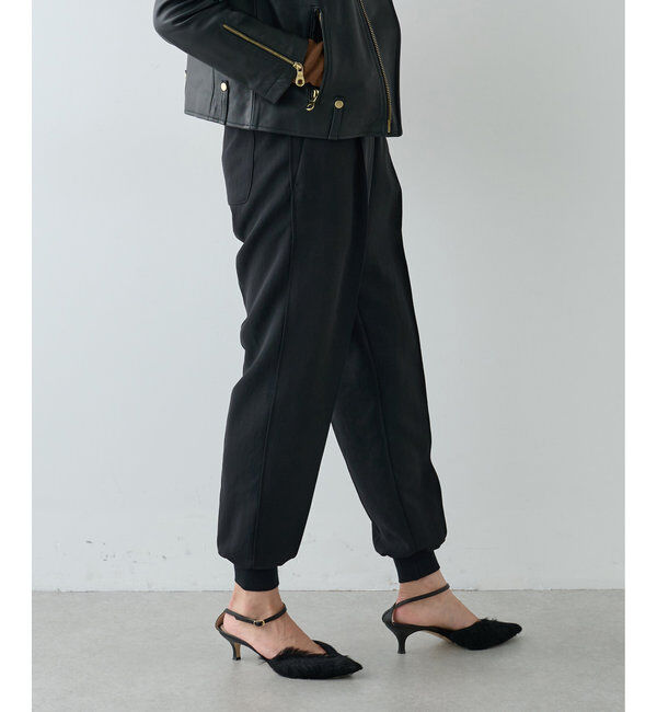  「【ジャージーシリーズ】センターシームジョガーパンツ」|チノ|