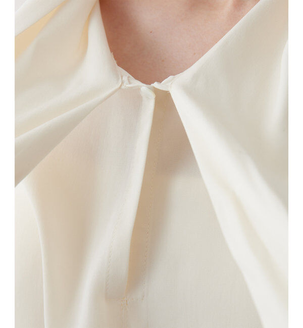  「キュプラボウタイブラウス」|シャツ・ブラウス|