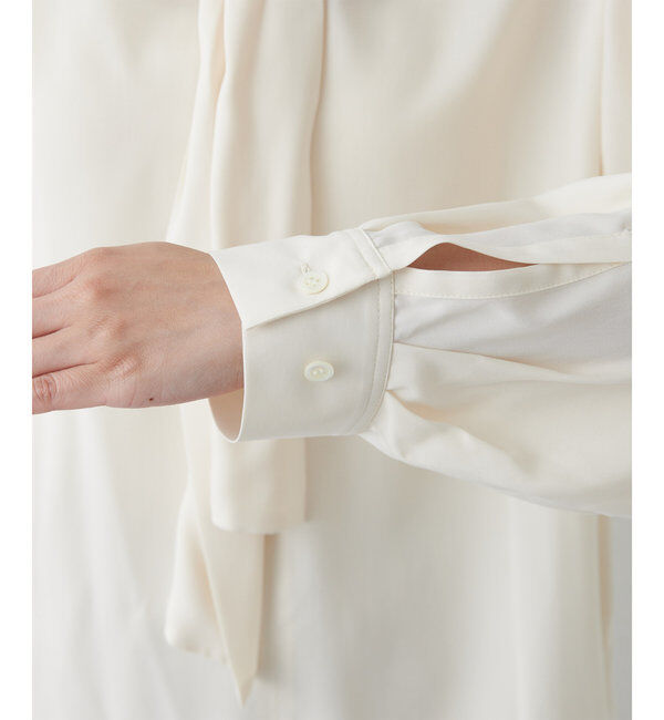  「キュプラボウタイブラウス」|シャツ・ブラウス|