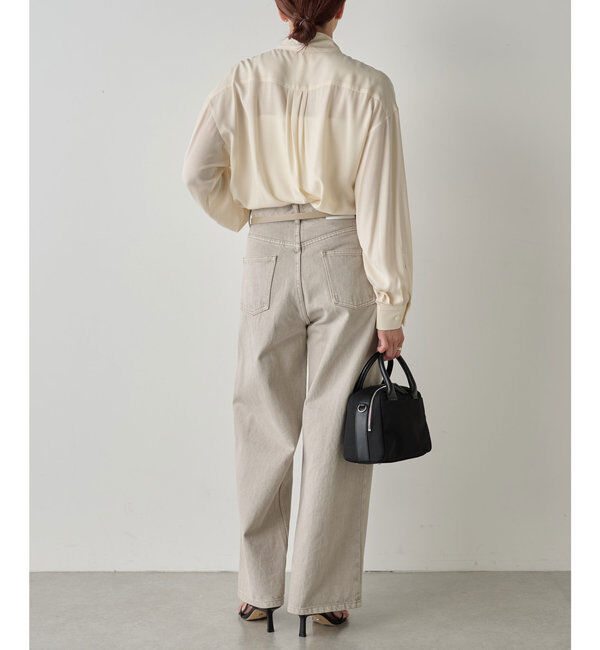  「キュプラボウタイブラウス」|シャツ・ブラウス|