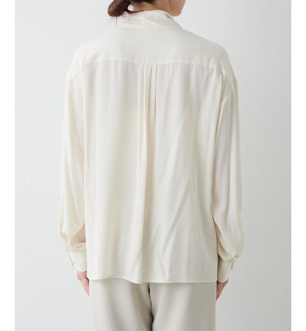  「キュプラボウタイブラウス」|シャツ・ブラウス|