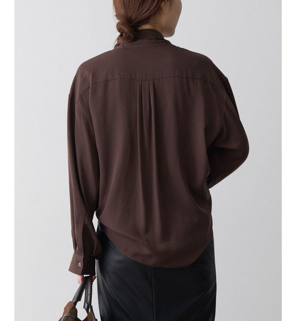  「キュプラボウタイブラウス」|シャツ・ブラウス|