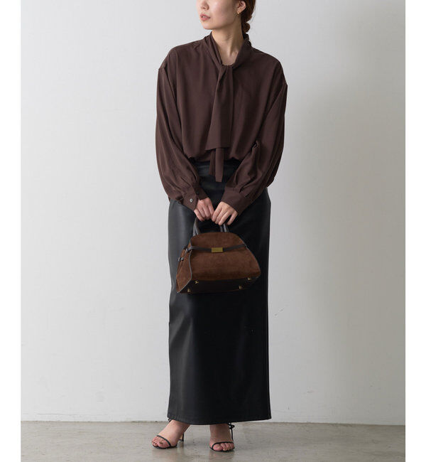  「キュプラボウタイブラウス」|シャツ・ブラウス|