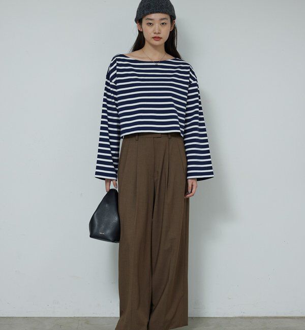  「【同素材アイテムあり】リブニットワッチ」|マフラー|