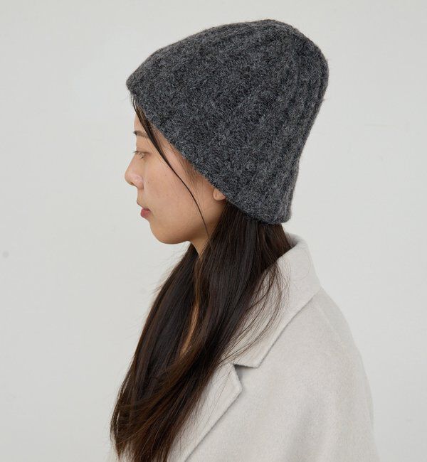  「【同素材アイテムあり】リブニットワッチ」|マフラー|