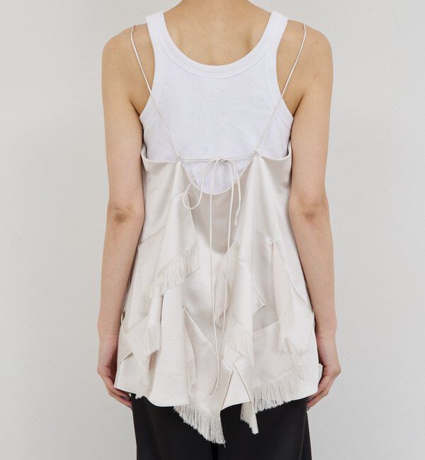 「フリンジサテンキャミ」|シャツ・ブラウス|