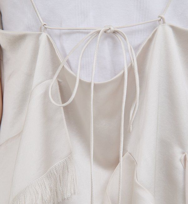  「フリンジサテンキャミ」|シャツ・ブラウス|