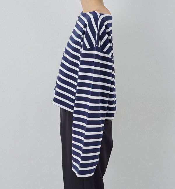  「【大人カジュアルの必需品】ボーダーバスクシャツ」|Tシャツ・カットソー|