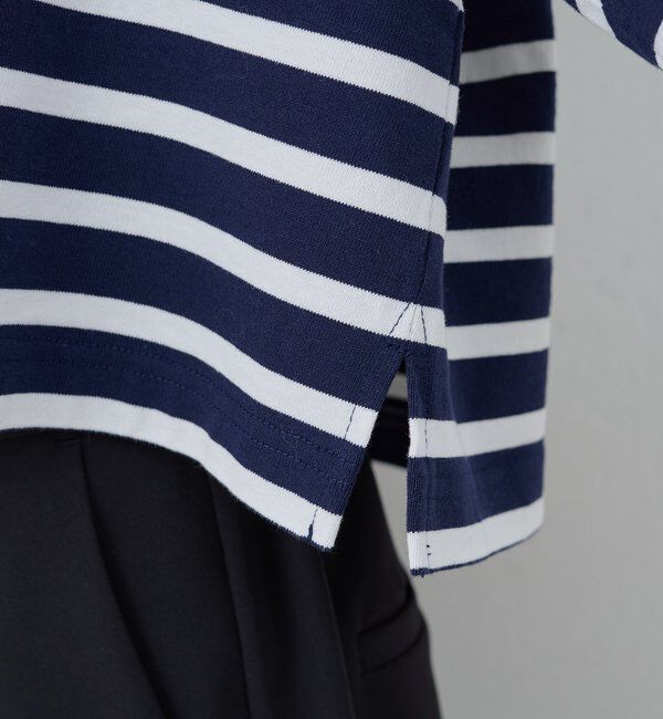  「【大人カジュアルの必需品】ボーダーバスクシャツ」|Tシャツ・カットソー|