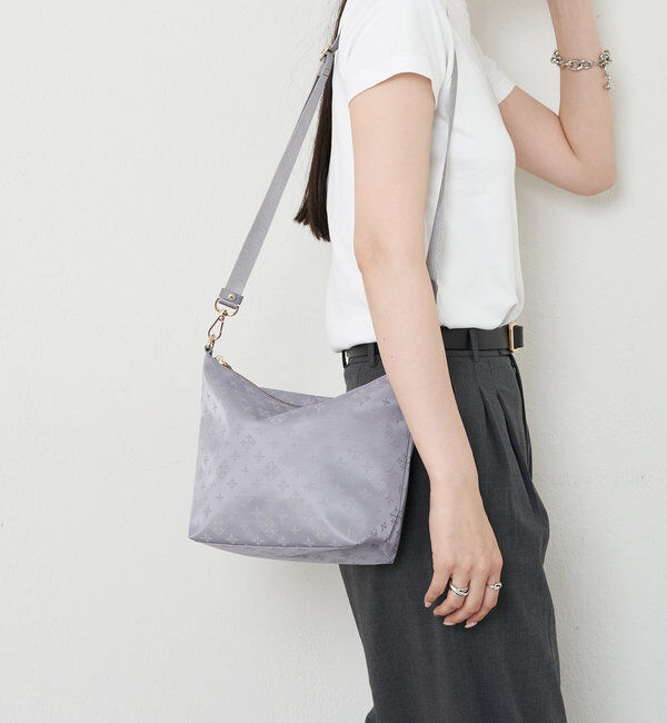  「ナイロンジャガードシンプルショルダーバッグ」|ショルダー・メッセンジャー|