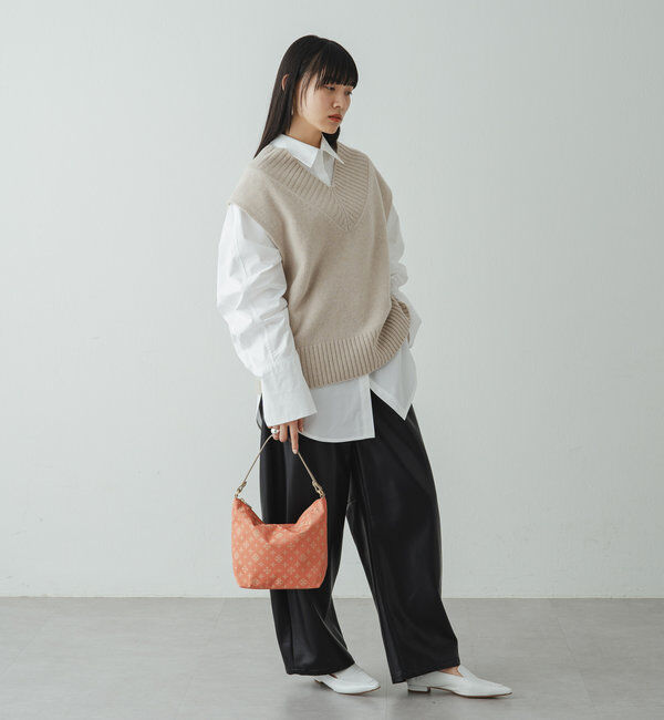  「ナイロンジャガードシンプルショルダーバッグ」|ショルダー・メッセンジャー|