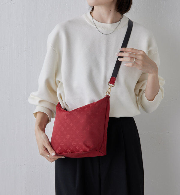  「ナイロンジャガードシンプルショルダーバッグ」|ショルダー・メッセンジャー|