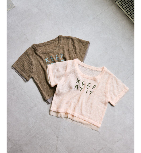  「刺繍チビニット」|ニット・セーター|