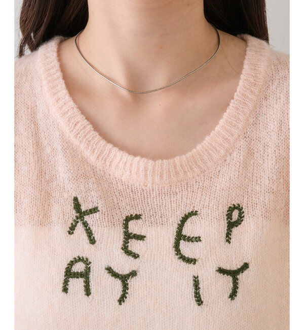  「刺繍チビニット」|ニット・セーター|